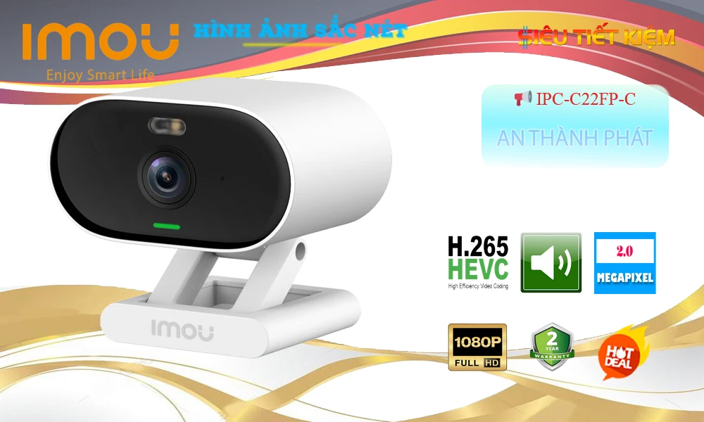IPC-C22FP-C sắc nét Wifi Imou IPC-C22FP-C sắc nét Wifi Imou