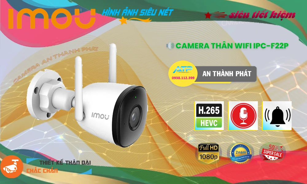 IPC-F22P sắc nét Wifi Imou IPC-F22P sắc nét Wifi Imou