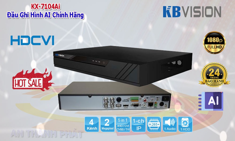 Đầu ghi hình camera KX-7104Ai kbvision