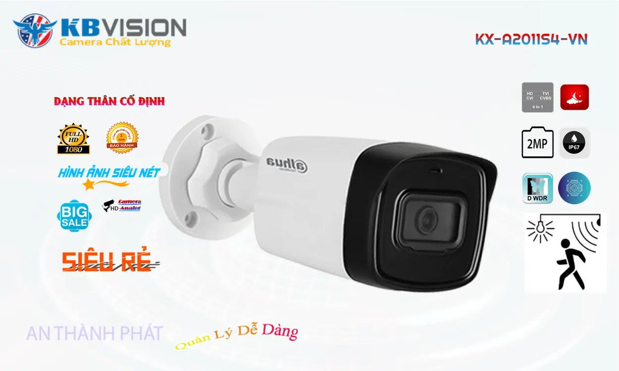 Camera KX-A2011S4-VN IP67