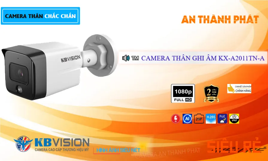 ✪  KX-A2011TN-A Camera IP POE Chức năng chuyên dụng Phát hiện chuyển động phân biệt người và chuyển động khác KBvision Chức Năng Cao Cấp