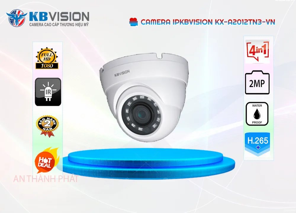Camera IP Dome Kbvision KX-A2012TN3-VN,KX-A2012TN3-VN Giá rẻ,KX A2012TN3 VN,Chất Lượng KX-A2012TN3-VN,thông số