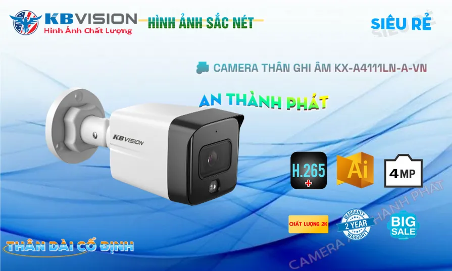 Camera KX-A4111LN-A-VN KBvision Thiết kế Đẹp ⤿
