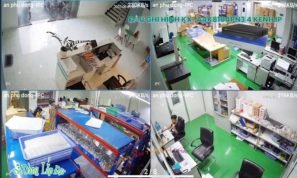 Đầu Thu KTS KBvision KX-A4K8104PN3 Giá rẻ Đầu Thu KTS KBvision KX-A4K8104PN3 Giá rẻ