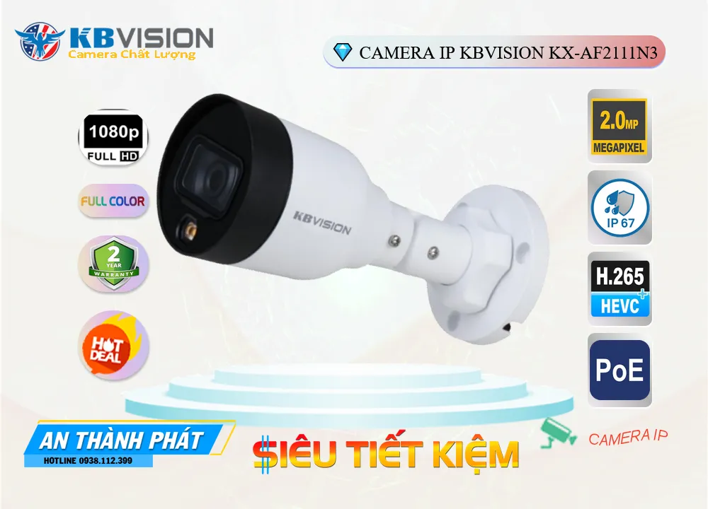 Camera IP Kbvision KX-AF2111N3,Giá KX-AF2111N3,phân phối KX-AF2111N3,KX-AF2111N3Bán Giá Rẻ,KX-AF2111N3 Giá Thấp
