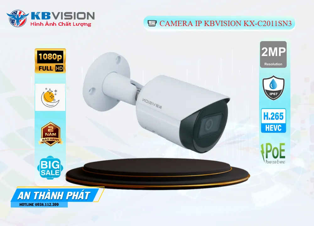 Camera IP Kbvision KX-C2011SN3,thông số KX-C2011SN3,KX C2011SN3,Chất Lượng KX-C2011SN3,KX-C2011SN3 Công Nghệ