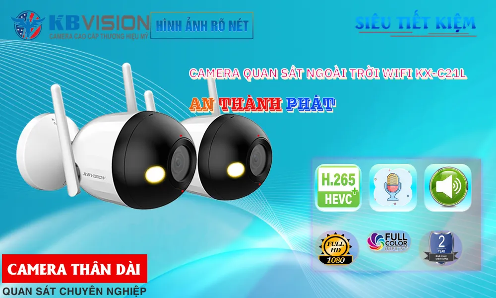 KX-C21L Camera IP Không Dây thông số có Cảm biến chuyển động KBvision KX-C21L Camera IP Không Dây thông số có Cảm biến chuyển động KBvision