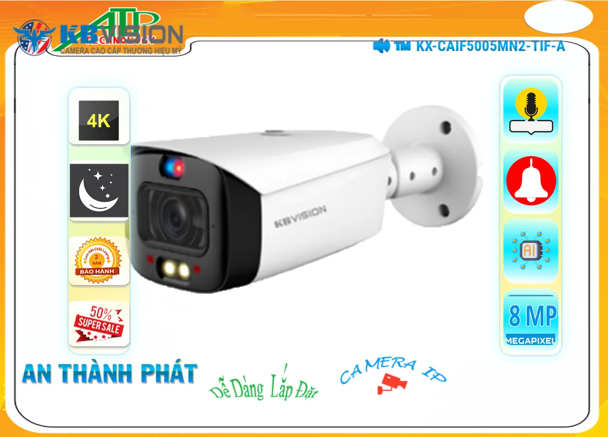 Camera KX-CAiF5005MN2-TiF-A công nghệ AI,Giá KX-CAiF5005MN2-TiF-A,phân phối