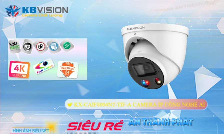 KBvision KX-CAiF8004N2-TiF-A Hình Ảnh Đẹp ✲