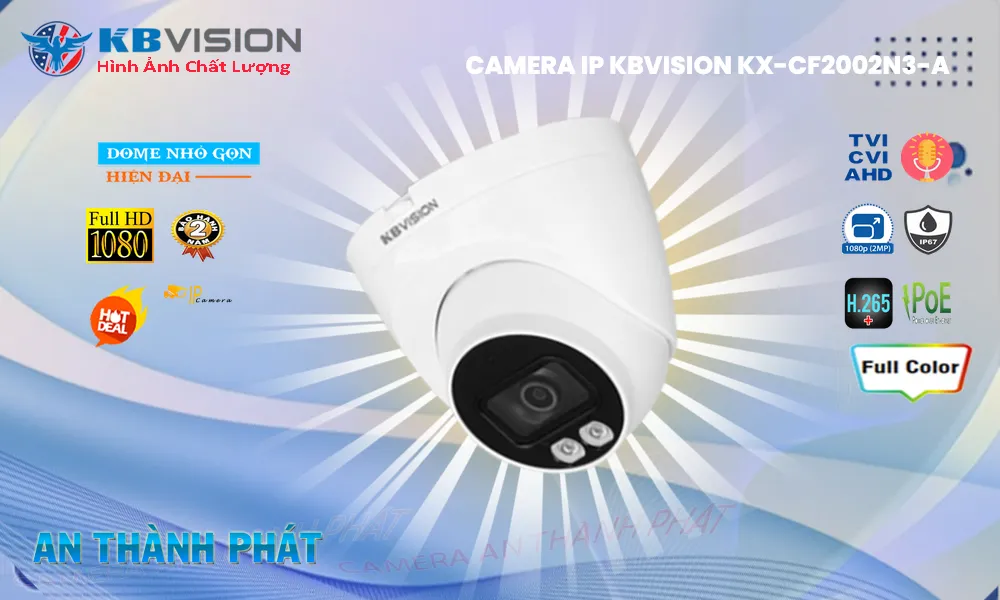 Điểm nổi bật của camera IP Kbvision KX-CF2002N3-A