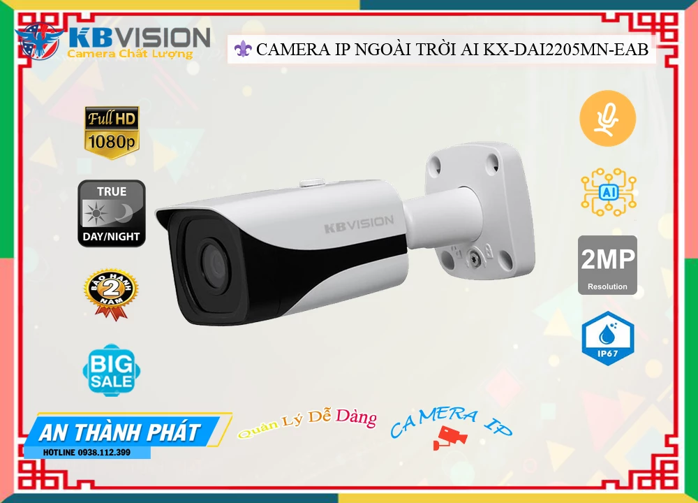 Camera KBvision KX-DAi2205MN-EAB,thông số KX-DAi2205MN-EAB,KX-DAi2205MN-EAB Giá rẻ,KX DAi2205MN EAB,Chất Lượng
