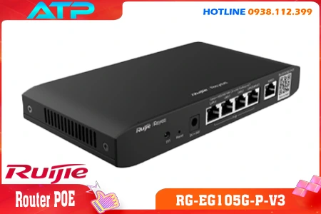 Router Ruijie RG-EG105G-P-V3, Router RG-EG105G-P-V3, Router Wifi RG-EG105G-P-V3, RG-EG105G-P-V3, Ruijie RG-EG105G-P-V3, RG-EG105G-P-V3, Bộ định tuyến Ruijie RG-EG105G-P-V3, Bộ đinh tuyến Ruijie, Router Ruijie chính hãng 