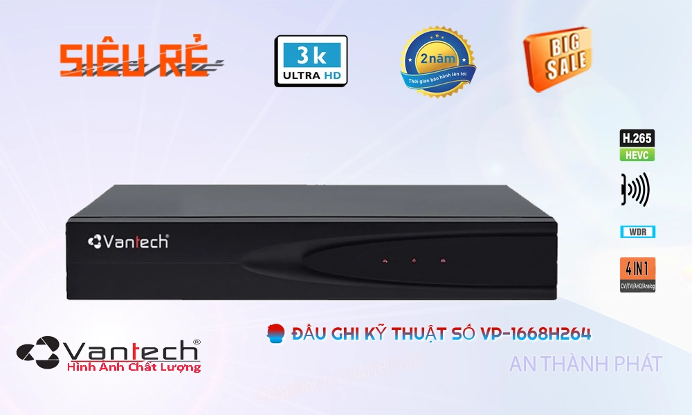 VP-1668H264 Đầu Ghi Hình Chức Năng Cao Cấp VP-1668H264 Đầu Ghi Hình Chức Năng Cao Cấp