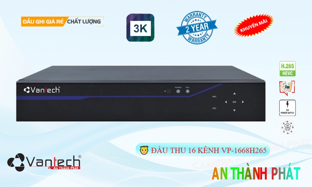 VanTech VP-1668H265 Hình Ảnh Đẹp