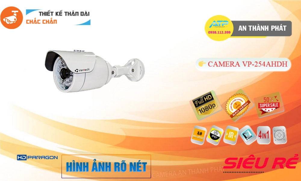 ❂ VP-254AHDH Camera Công Nghệ HD giá rẻ chất lượng cao VanTech ❂ VP-254AHDH Camera Công Nghệ HD giá rẻ chất lượng cao VanTech