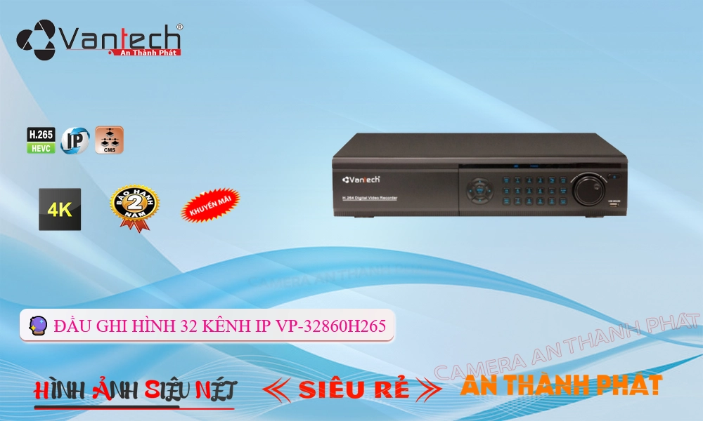 Đầu Thu VanTech VP-32860H265