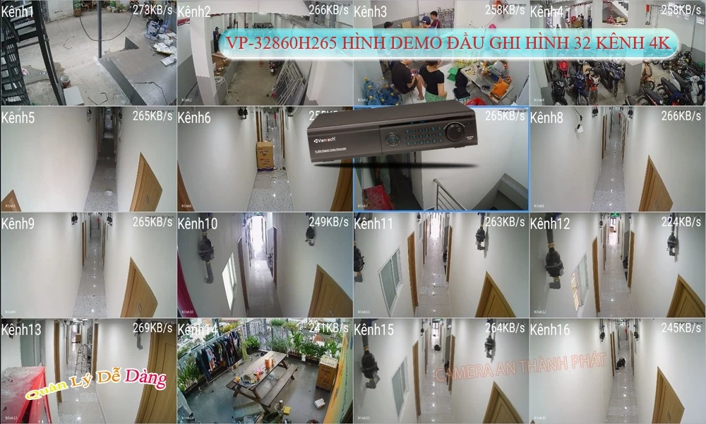 Đầu Thu VanTech VP-32860H265