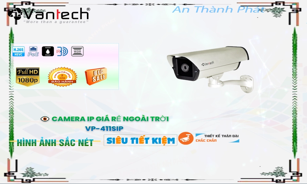 Camera VP-411SIP VanTech ❇,Giá VP-411SIP,phân phối VP-411SIP,VP-411SIP VanTech Thiết kế Đẹp Bán Giá Rẻ,VP-411SIP Giá