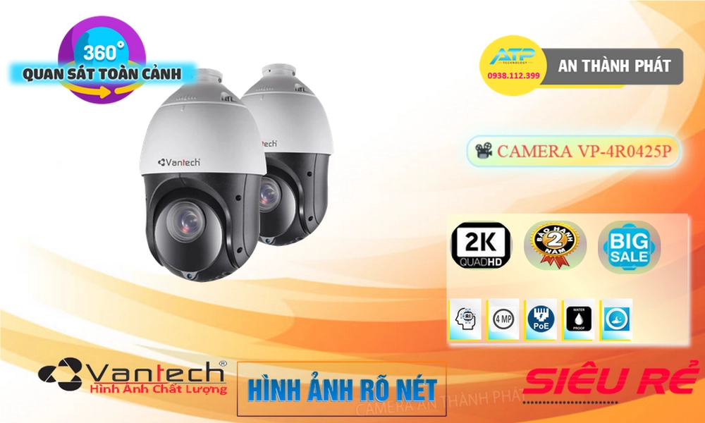 VP-4R0425P Camera VanTech Giá rẻ