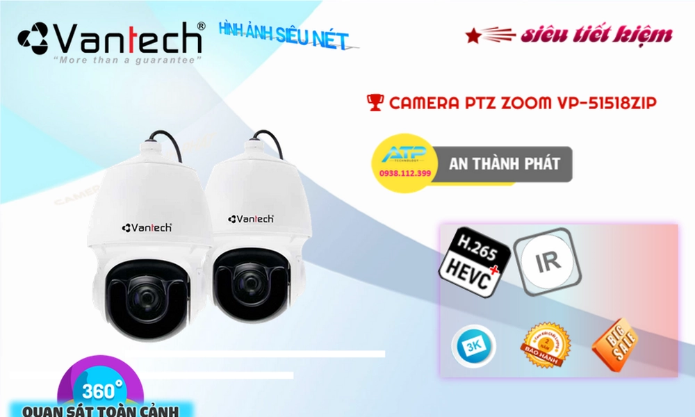 VP-51518ZIP Camera VanTech Giá tốt VP-51518ZIP Camera VanTech Giá tốt