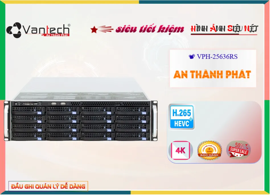Server Ghi Hình Vantech VPH-25636RS,VPH 25636RS,Giá Bán VPH-25636RS,VPH-25636RS Giá Khuyến Mãi,VPH-25636RS Giá
