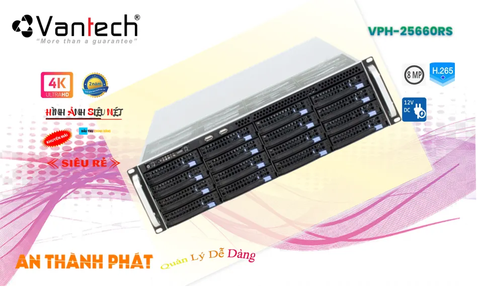 ✓ VanTech VPH-25660RS Thiết kế Đẹp