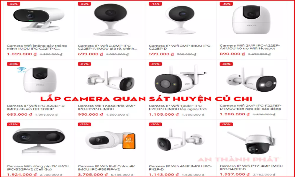 Lắp Đặt Camera Quan Sát Tại Hóc Môn