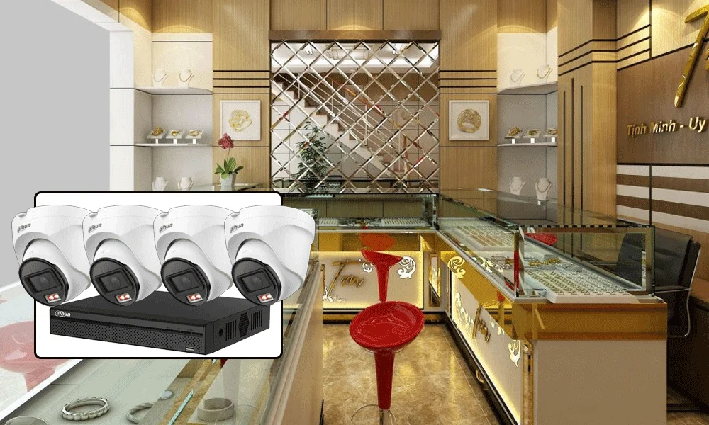 Bộ camera tiệm vàng siêu nét