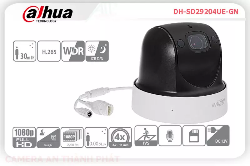 Camera dahua DH-SD29204UE-GN,thông số DH-SD29204UE-GN,DH-SD29204UE-GN Giá rẻ,DH SD29204UE GN,Chất Lượng