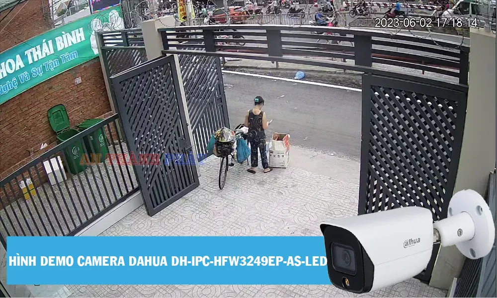 hình ảnh demo của camera IP DH-IPC-HFW3249EP-AS-LED