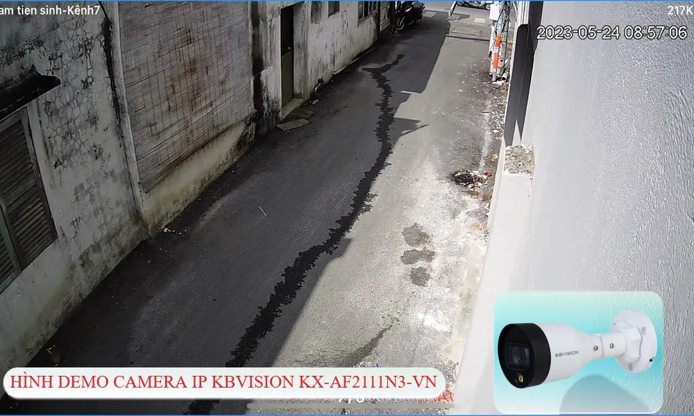 hình demo camera IP KX-AF2111N3-VN