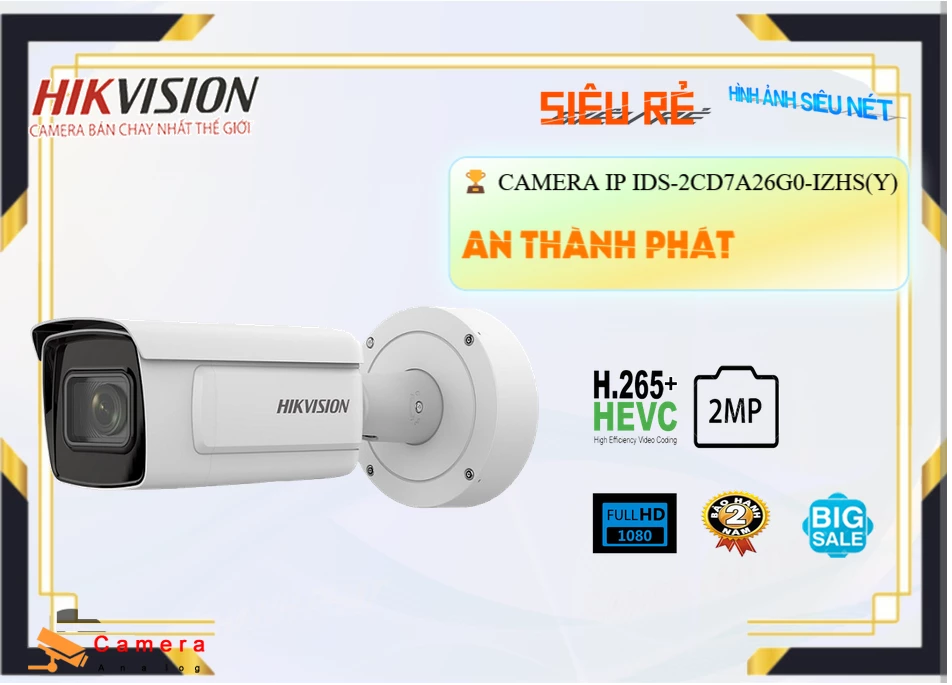 iDS-2CD7A26G0-IZHS(Y) Camera  Hikvision Chức Năng Cao Cấp