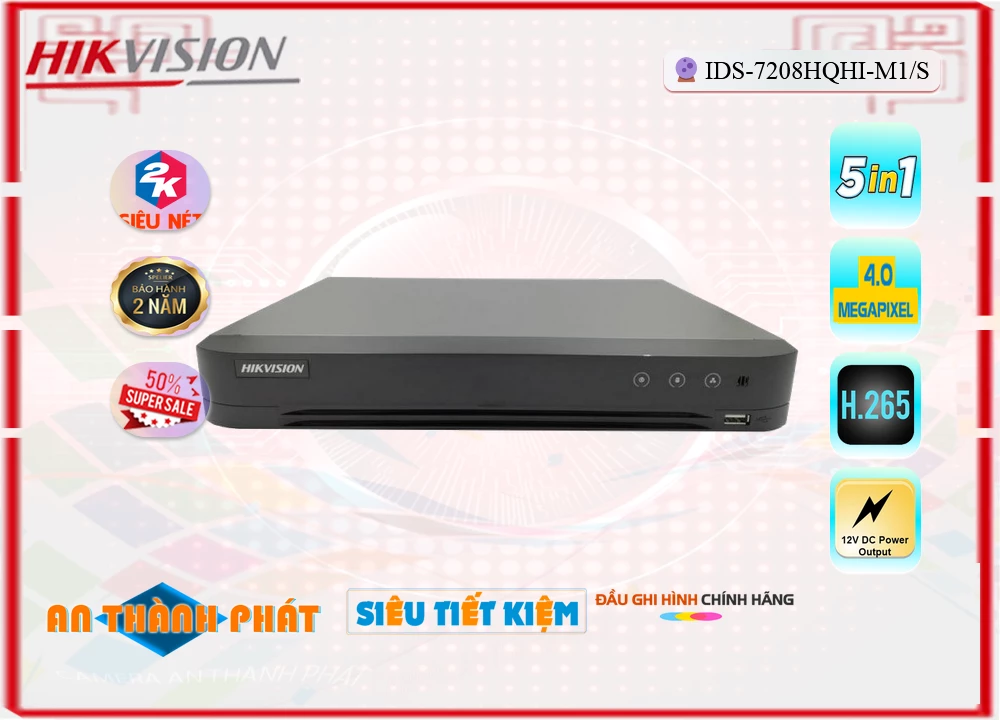 Đầu Ghi Hình Hikvision DS-7208HQHI-M1/S,iDS-7208HQHI-M1/S Giá rẻ,iDS-7208HQHI-M1/S Giá Thấp Nhất,Chất Lượng