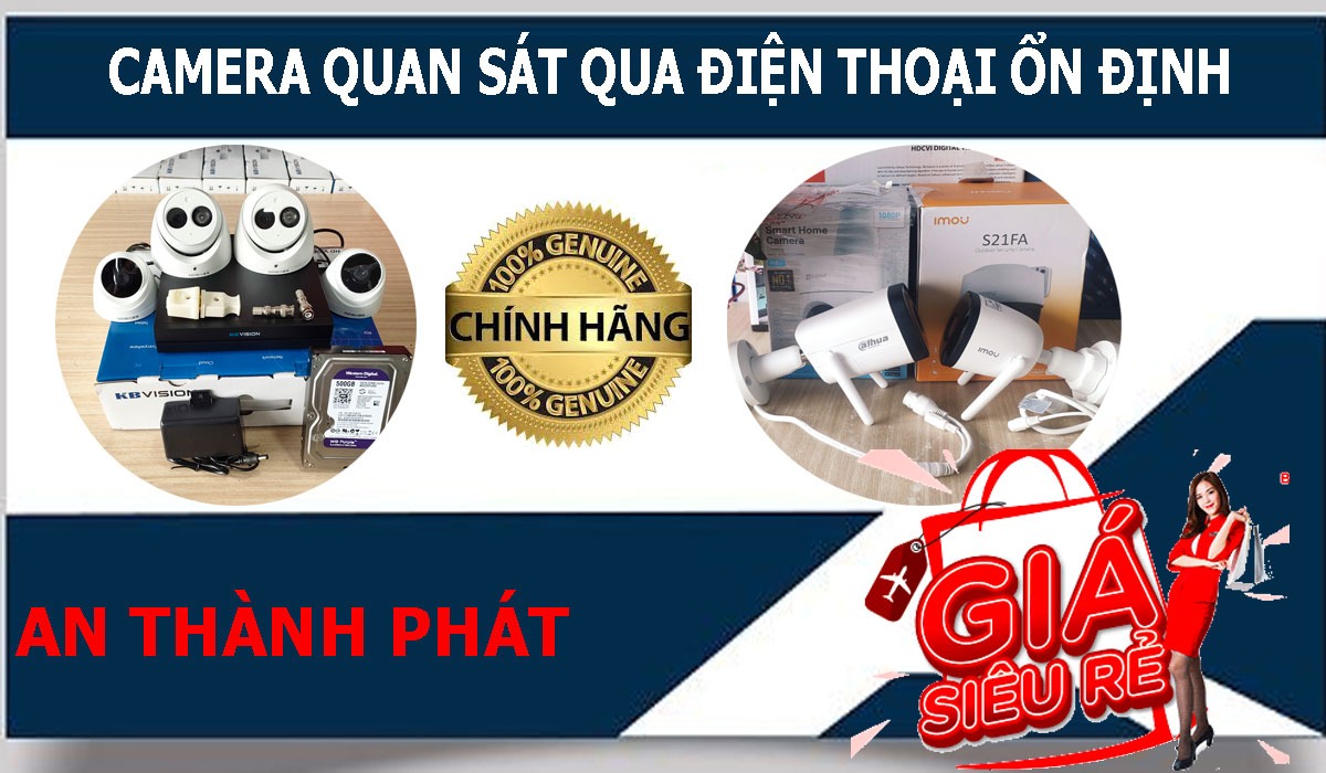 lắp camera giám sát qua điện thoại giá rẻ chính hãng