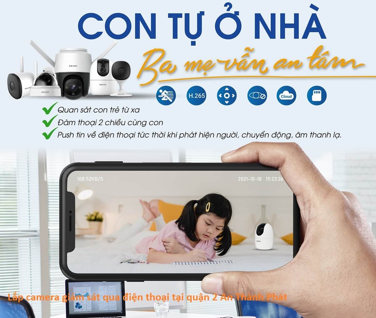 lắp camera tại quận 2 giám sát qua điện thoại