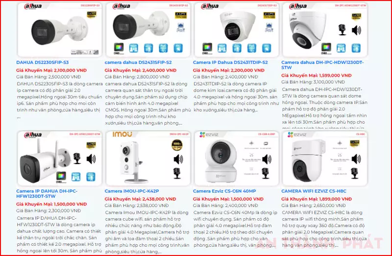Công Ty Lắp Camera Quận Tân Phú Giá Rẻ